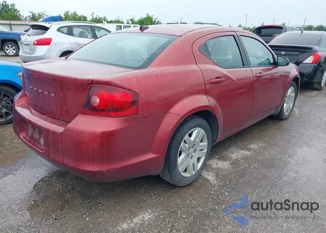 2014 Dodge Avenger Se z USA, uszkodzony, nr VIN 1C3CDZAB5EN232646